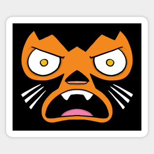 Lucha Cat Sticker